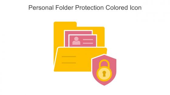 Personal Folder Protection Colored Icon In Powerpoint Pptx Png And Editable Eps Format