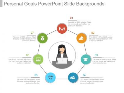 Personal goals powerpoint slide backgrounds