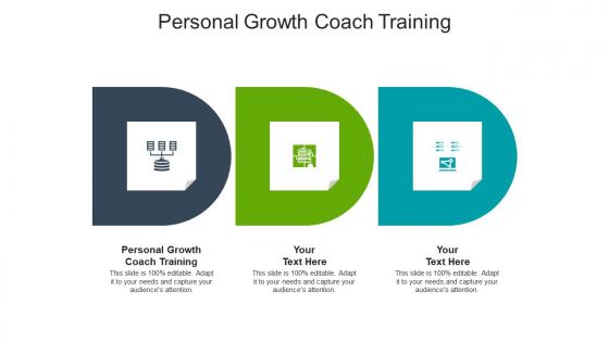 Personal growth coach training ppt powerpoint presentation file vector cpb
