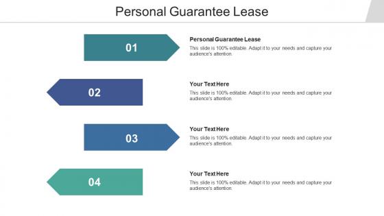 Personal guarantee lease ppt powerpoint presentation portfolio objects cpb