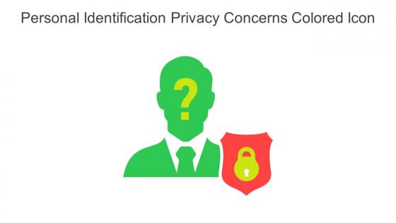 Personal Identification Privacy Concerns Colored Icon In Powerpoint Pptx Png And Editable Eps Format