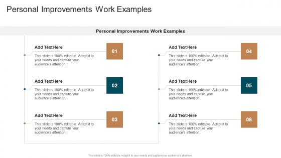 Personal Improvements Work Examples In Powerpoint And Google Slides Cpb