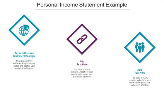 Personal Income Statement Example Ppt Powerpoint Presentation Gallery Gridlines Cpb