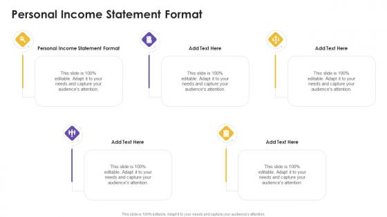 Personal Income Statement Format In Powerpoint And Google Slides Cpb