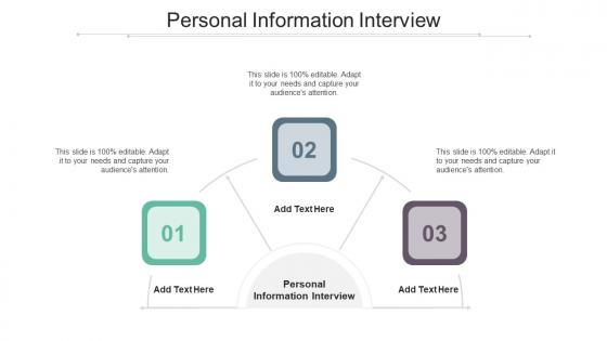 Personal Information Interview In Powerpoint And Google Slides Cpb