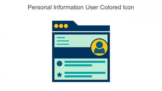 Personal Information User Colored Icon In Powerpoint Pptx Png And Editable Eps Format