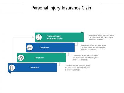Personal injury insurance claim ppt powerpoint presentation model graphics cpb