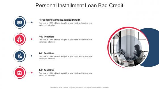 Personal Installment Loan Bad Credit In Powerpoint And Google Slides Cpb