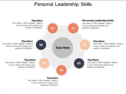 Personal leadership skills ppt powerpoint presentation summary diagrams cpb