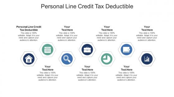 Personal line credit tax deductible ppt powerpoint presentation infographic template example cpb