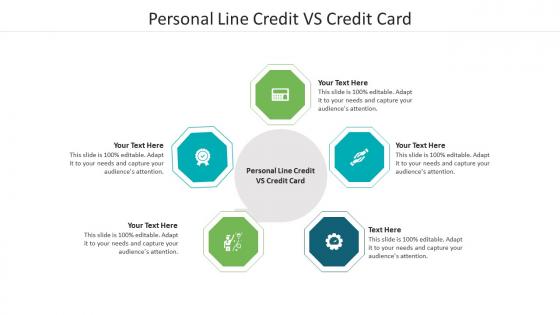 Personal line credit vs credit card ppt powerpoint presentation images cpb