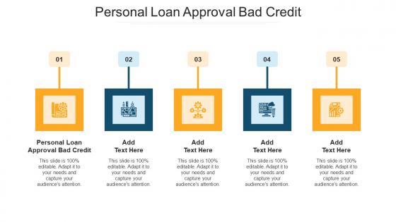 Personal Loan Approval Bad Credit In Powerpoint And Google Slides Cpb