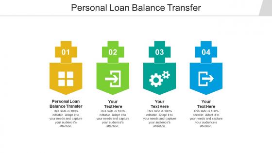 Personal loan balance transfer ppt powerpoint presentation ideas example topics cpb