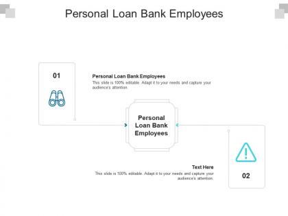 Personal loan bank employees ppt powerpoint presentation portfolio inspiration cpb