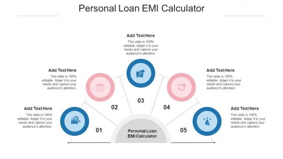 Personal Loan EMI Calculator Ppt Powerpoint Presentation Infographics Cpb