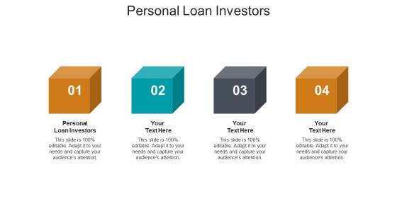 Personal loan investors ppt powerpoint presentation file vector cpb