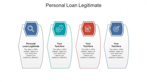 Personal loan legitimate ppt powerpoint presentation pictures files cpb