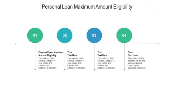 Personal loan maximum amount eligibility ppt powerpoint presentation file gallery cpb