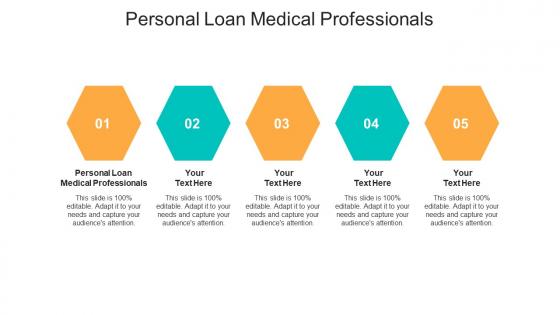 Personal loan medical professionals ppt powerpoint presentation infographic template graphics example cpb