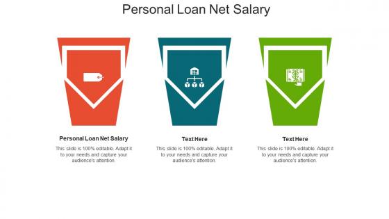 Personal loan net salary ppt powerpoint presentation infographic template cpb