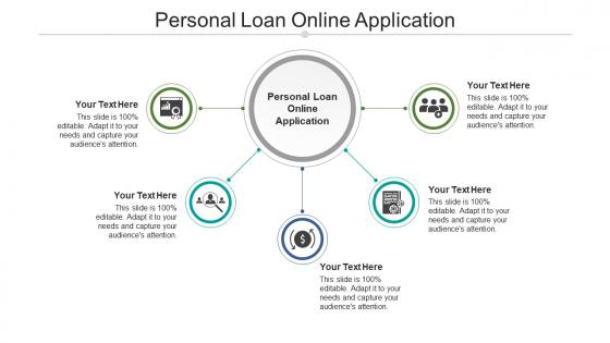 Personal loan online application ppt powerpoint presentation professional tips cpb