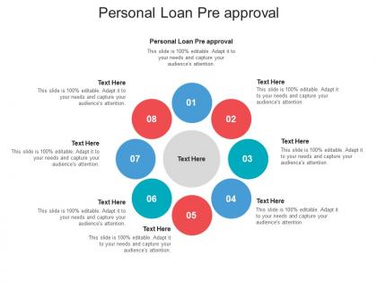 Personal loan pre approval ppt powerpoint presentation model topics cpb