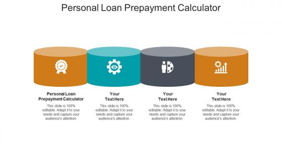 Personal loan prepayment calculator ppt powerpoint presentation layouts templates cpb
