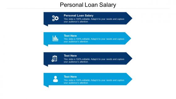 Personal loan salary ppt powerpoint presentation model layout cpb