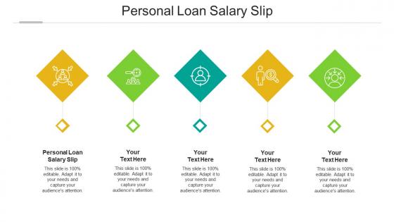 Personal loan salary slip ppt powerpoint presentation ideas files cpb