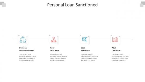 Personal loan sanctioned ppt powerpoint presentation inspiration samples cpb