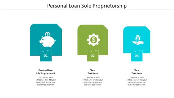 Personal loan sole proprietorship ppt powerpoint presentation model professional cpb