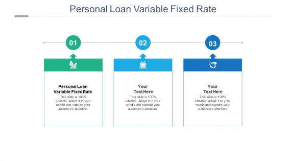 Personal loan variable fixed rate ppt powerpoint presentation professional icon cpb