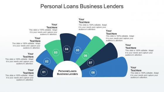 Personal loans business lenders ppt powerpoint presentation outline format ideas cpb