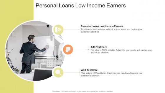 Personal Loans Low Income Earners In Powerpoint And Google Slides Cpb