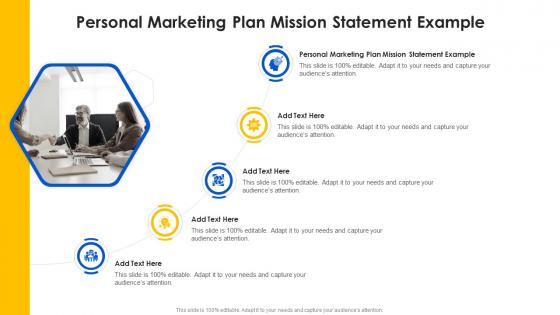 Personal Marketing Plan Mission Statement Example In Powerpoint And Google Slides Cpb