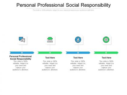 Personal professional social responsibility ppt powerpoint presentation outline visuals cpb