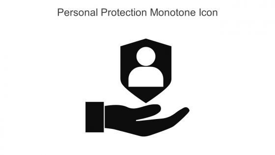 Personal Protection Monotone Icon In Powerpoint Pptx Png And Editable Eps Format