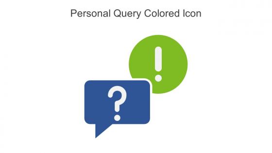 Personal Query Colored Icon In Powerpoint Pptx Png And Editable Eps Format