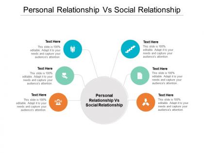 Personal relationship vs social relationship ppt powerpoint presentation layouts ideas cpb