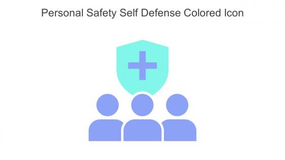 Personal Safety Self Defense Colored Icon In Powerpoint Pptx Png And Editable Eps Format