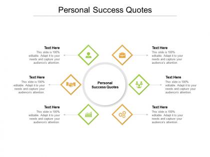 Personal success quotes ppt powerpoint presentation layouts graphics tutorials cpb