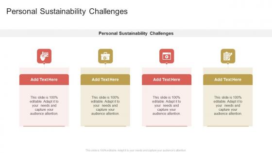 Personal Sustainability Challenges In Powerpoint And Google Slides Cpb
