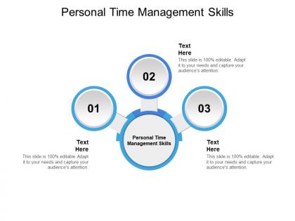 Personal time management skills ppt powerpoint presentation ideas maker cpb