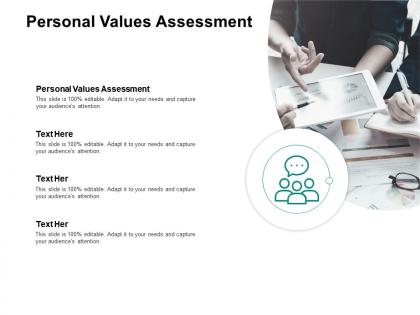 Personal values assessment ppt powerpoint presentation summary ideas cpb