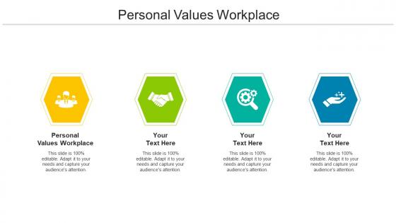 Personal Values Workplace Ppt Powerpoint Presentation Summary Show Cpb