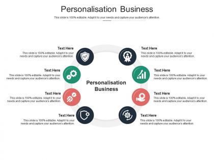 Personalisation business ppt powerpoint presentation ideas model cpb