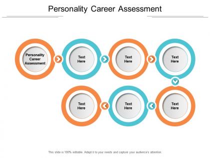 Personality career assessment ppt powerpoint presentation ideas cpb