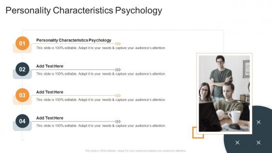 Personality Characteristics Psychology In Powerpoint And Google Slides Cpb