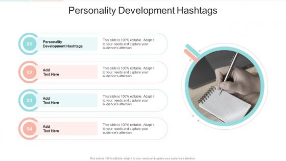 Personality Development Hashtags In Powerpoint And Google Slides Cpb