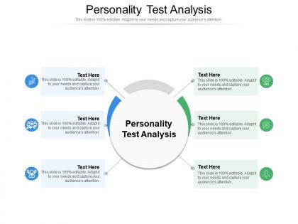 Personality test analysis ppt powerpoint presentation show cpb